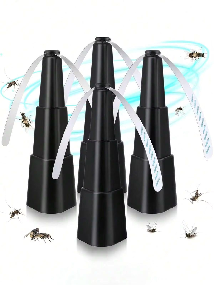 10.23in/26cm Tabletop Insect Repellent Fan With Holographic Blades, Suitable For Picnics, Gatherings, Restaurants, Kitchens And Barbecues