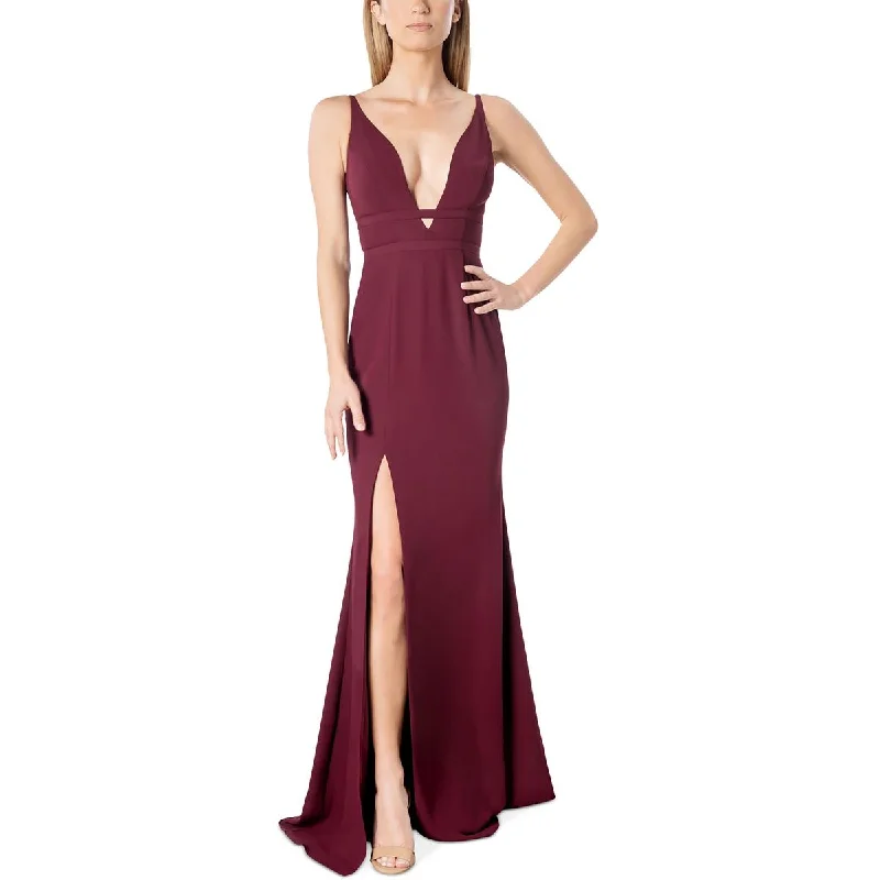 women's casual Friday dressesDress The Population Womens Plunging Long Evening Dress