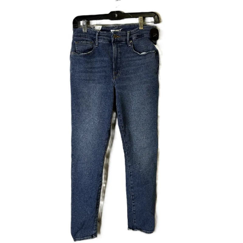 women's slim-fit denim jeansJeans Skinny By Good American In Blue, Size: 6