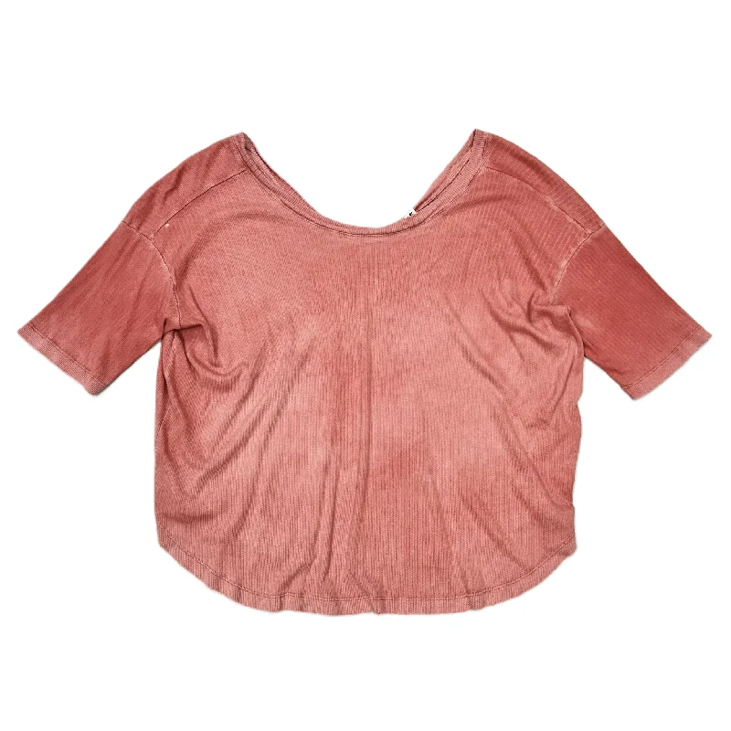 women's tops for those who want to stay cool and chic during warmer weatherTop Long Sleeve By Free People In Coral, Size: L