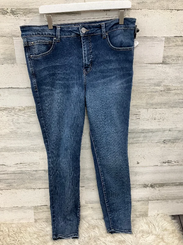 women's denim jeans for business casualJeans Straight By Maurices In Blue Denim, Size: 14