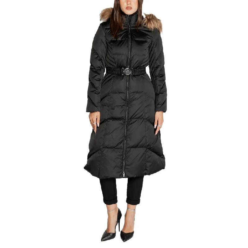 women's coats with button-down frontsGuess  Polyester Jackets & Women's Coat