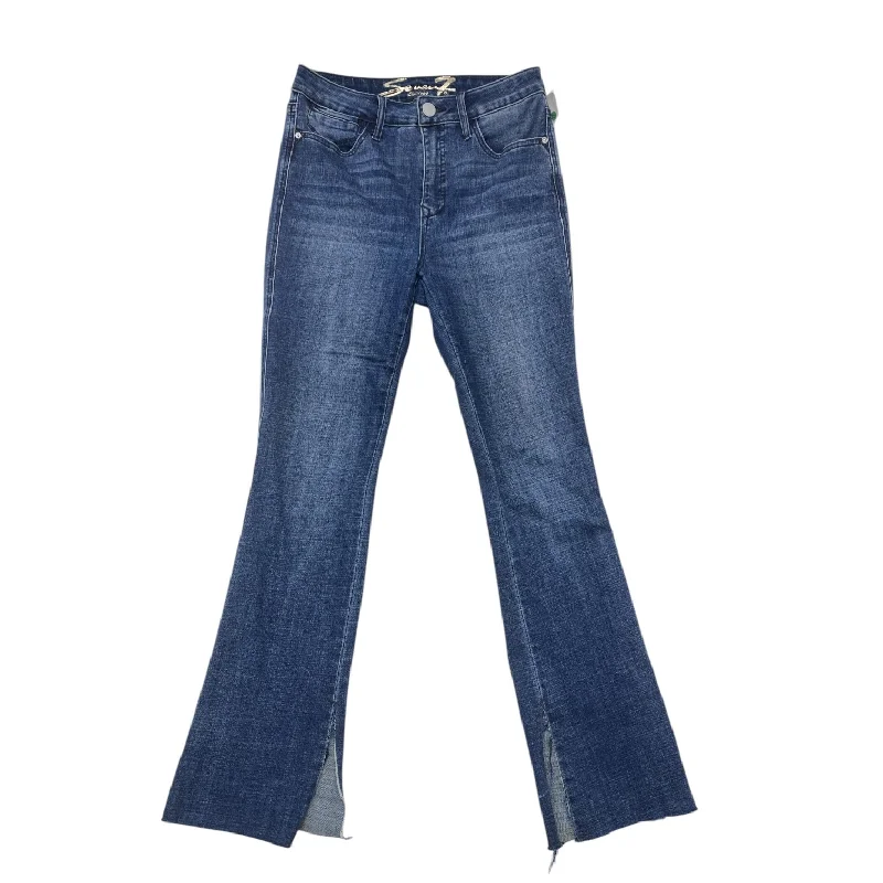 women's denim jeans for a night at the clubJeans Boot Cut By Seven 7 In Blue, Size: 6l