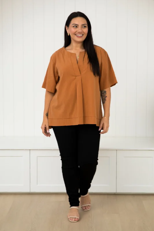 women's tops for those who love to shop for unique findsZella Top | Butterscotch