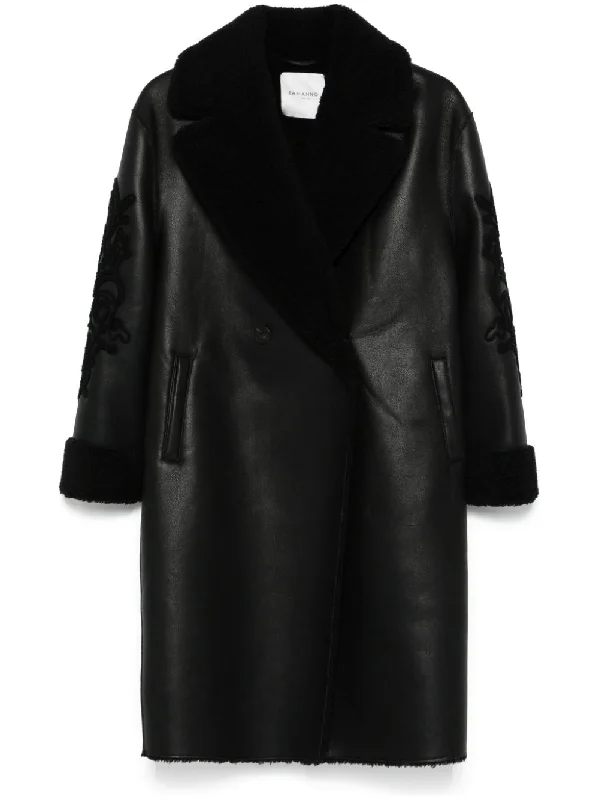 women's shearling coatsErmanno Firenze Women's Coats