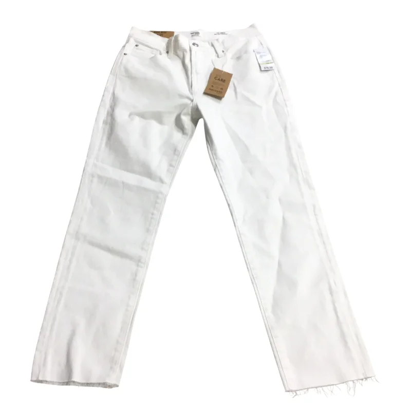 women's ankle-length denim jeansJeans Straight By Kensie In White Denim, Size: 4