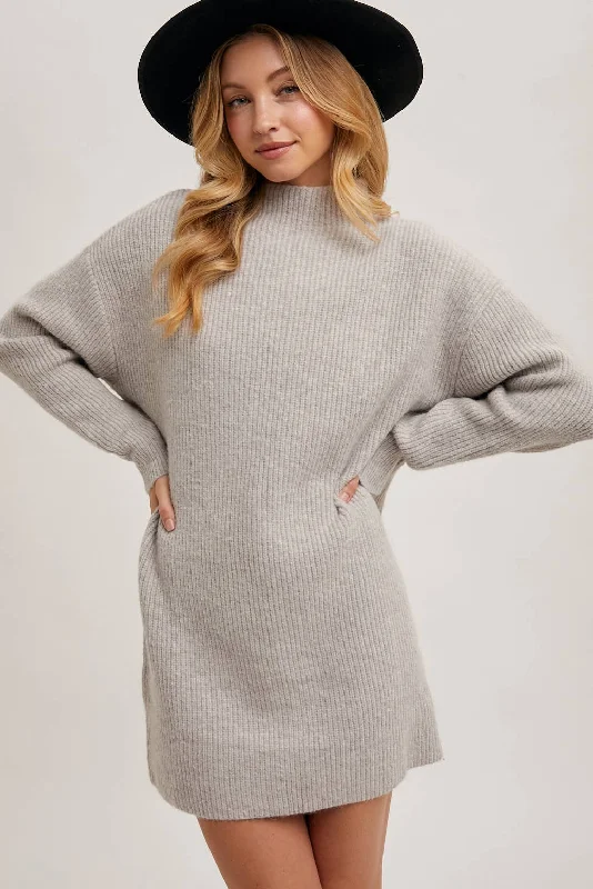 women's eco-friendly dressesFrosted Knit Mini Dress