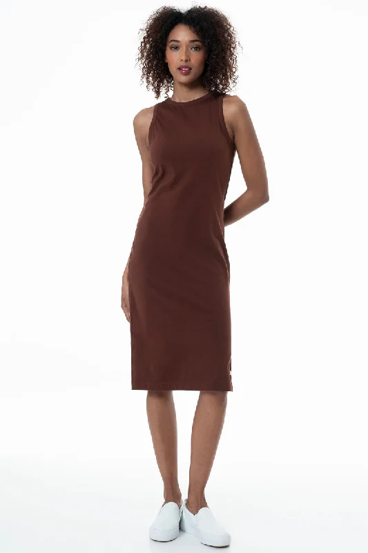 Maternity DressBodycon Dress _ 153683 _ Chocolate