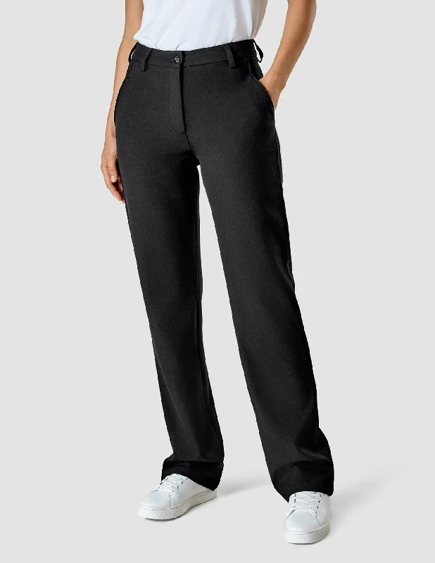 women's tall pantsNo. 1 Pants Straight Black