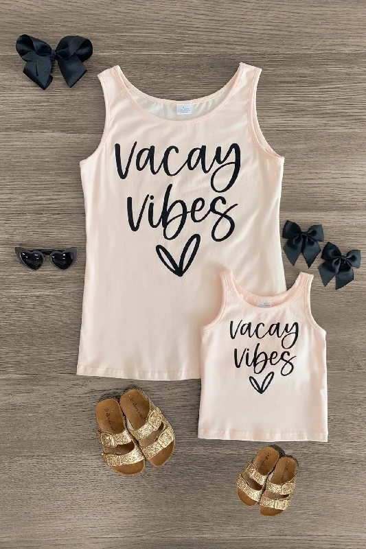 women's casual Friday dressesMom & Me - "Vacay Vibes" Tank Top