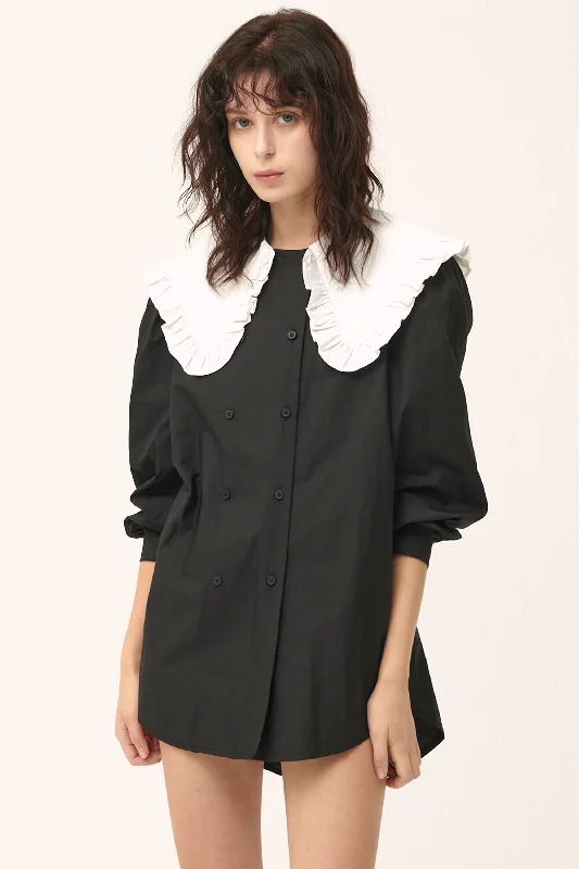 women's silk dressesPenelope Puff Sleeve Shirt/Dress