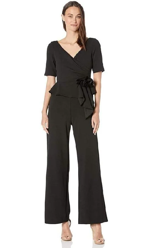 women's jumpsuits for stylish and functional fashionAdrianna Papell AP1E205587 Short Sleeve Jumpsuit