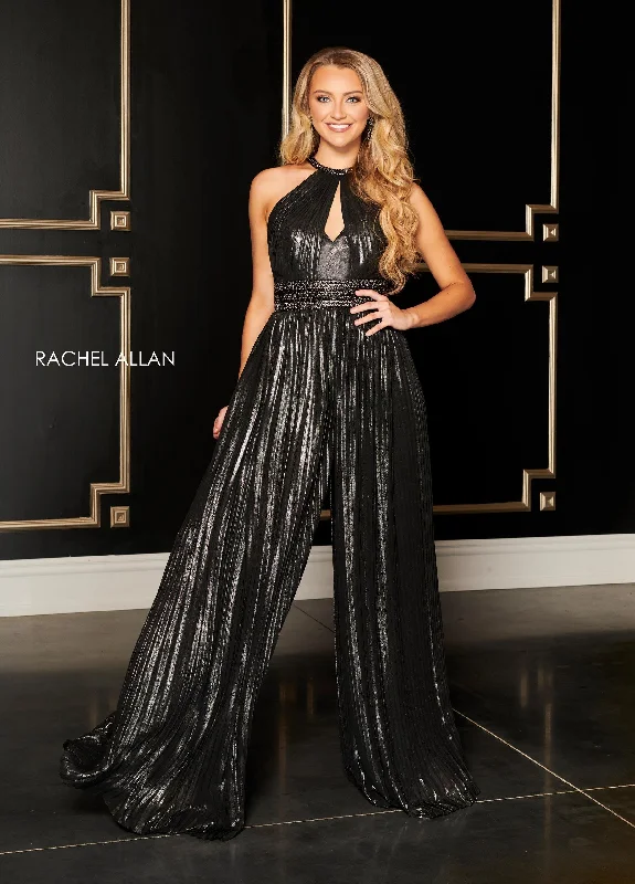 women's jumpsuits for travelRachel Allan Beaded Formal Jumpsuit