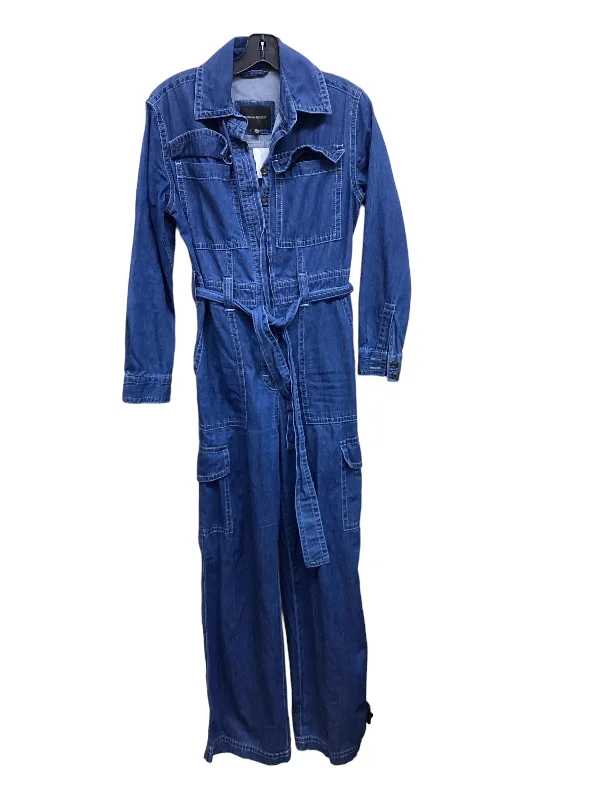 women's jumpsuits for gym sessionsJumpsuit By Banana Republic In Blue Denim, Size: Xs