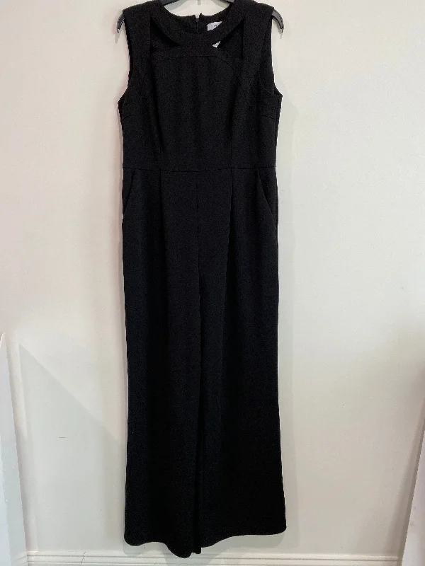 women's jumpsuits made of cottonJumpsuit By Calvin Klein In Black, Size: L