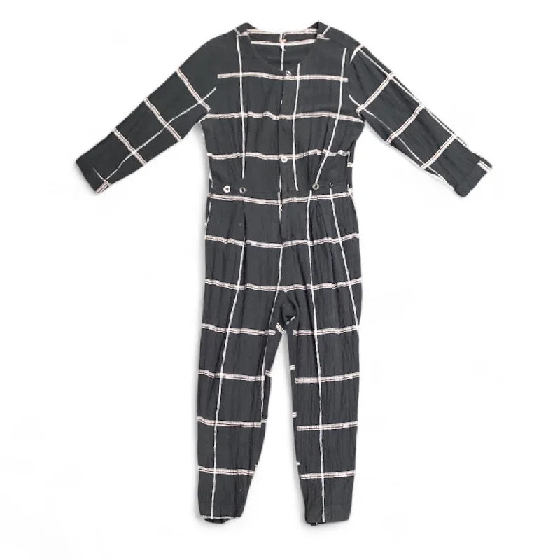 women's jumpsuits for business meetingsJUMPSUIT FREE PEOPLE in PLAID PATTERN, Size: PETITE   S