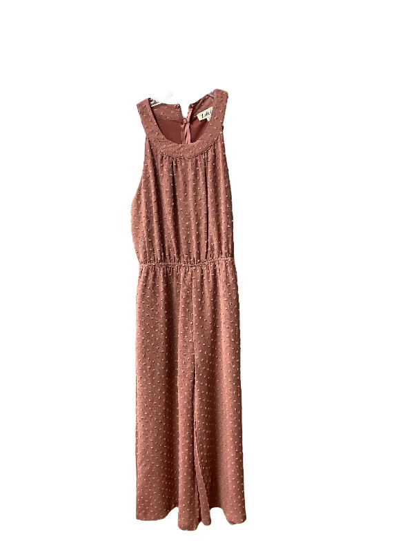 women's jumpsuits with rufflesJumpsuit By Listicle In Pink, Size: S