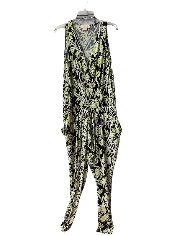 women's jumpsuits with zippersJumpsuit By Michael By Michael Kors In Green, Size: 1x