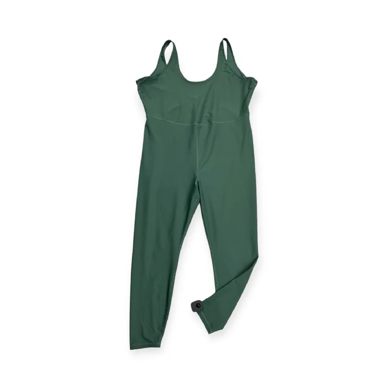 women's jumpsuits with bow tiesJumpsuit By Old Navy In Green, Size: 2x