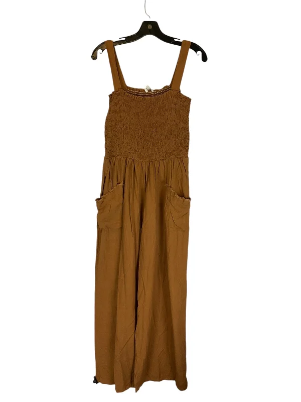 women's jumpsuits for eco-friendly choicesJumpsuit By Umgee In Brown, Size: L