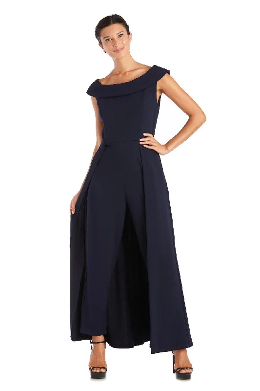 women's chic jumpsuitsR&M Richards 2517 Formal Long Cocktail Jumpsuit