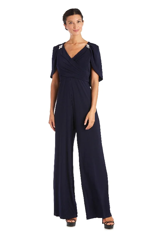 women's jumpsuits with cinched waistsR&M Richards 2460 One Piece Jumpsuit Sale