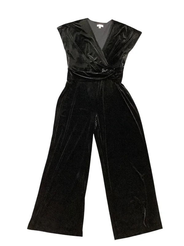 women's jumpsuits with solid colorsJumpsuit By Calvin Klein In Black, Size: 16