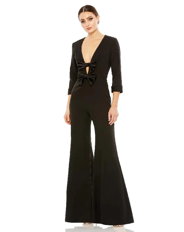 women's jumpsuits for formal eventsMac Duggal A27033 Long Formal Jumpsuit