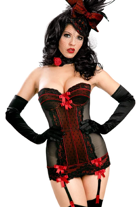 Wireless Shelf BrasFleurette Molded Cup Corset