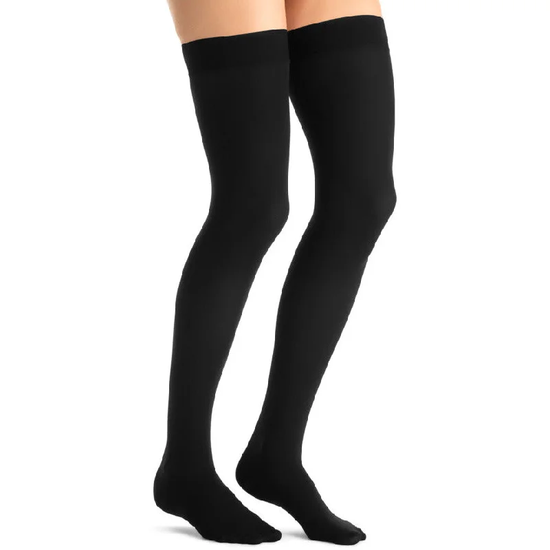 Silk Stockings for Every SeasonJOBST® Opaque Women's Thigh High 20-30 mmHg w/ Silicone Dotted Top Band