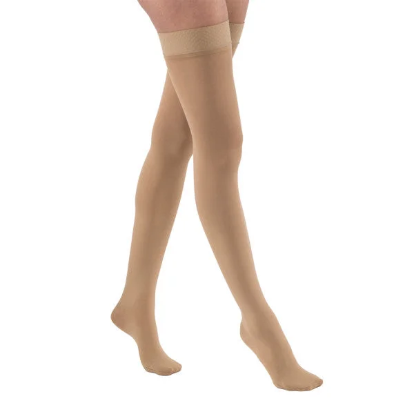 Chic Silk Stockings for Daily WearJOBST® Relief Thigh High 30-40 mmHg w/ Silicone Top Band