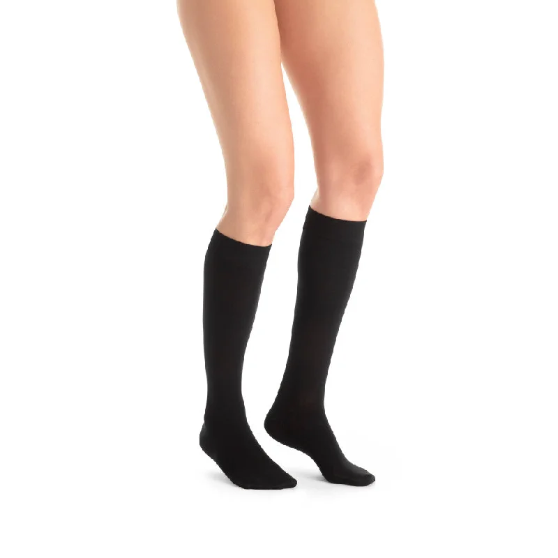 Silk Stockings with Lace TrimJOBST® UltraSheer Women's Knee High 20-30 mmHg