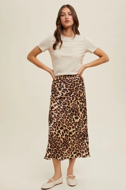 women's luxury lace skirtsLarissa Leopard Skirt