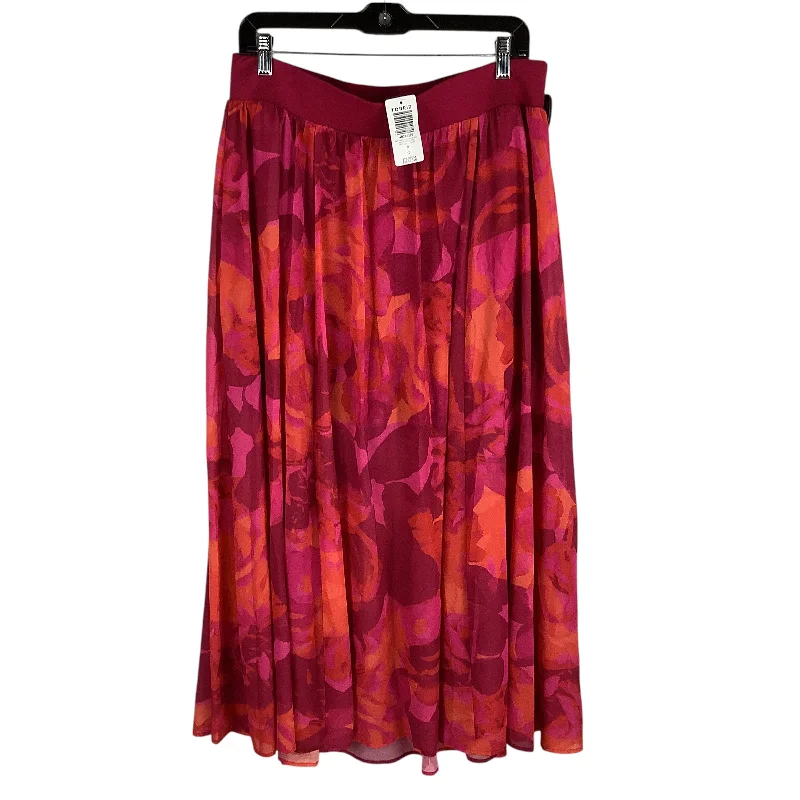 women's zip-front midi skirts for eventsSkirt Maxi By Torrid In Pink, Size: L