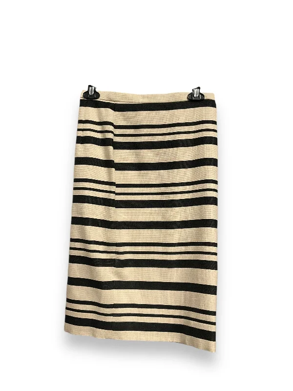 women's button-down skirtsSkirt Midi By J. Crew In Striped Pattern, Size: Xxs