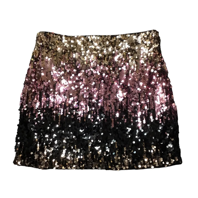 women's moisture-wicking formal skirtsSkirt Mini & Short By Forever 21 In Black & Pink, Size: M