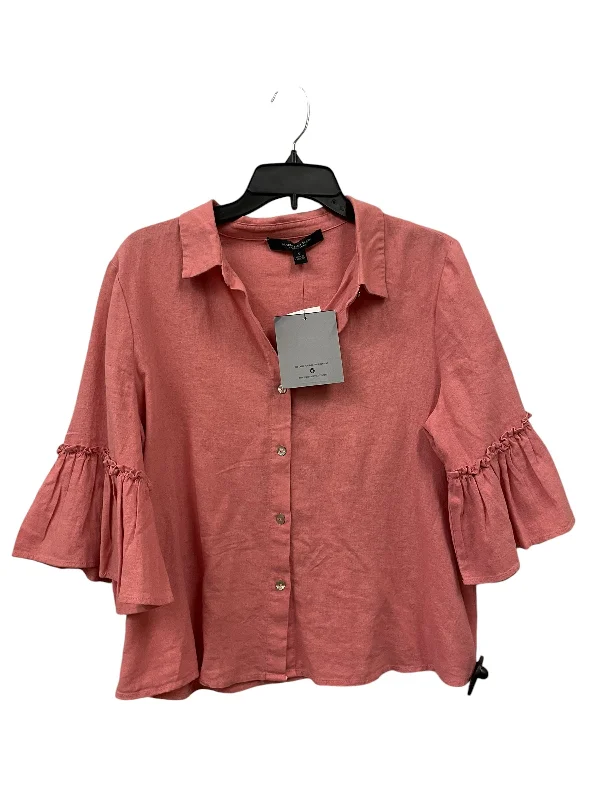 women's tops for those who want to stay cool and chic during warmer weatherTop Short Sleeve By Marc New York In Coral, Size: S