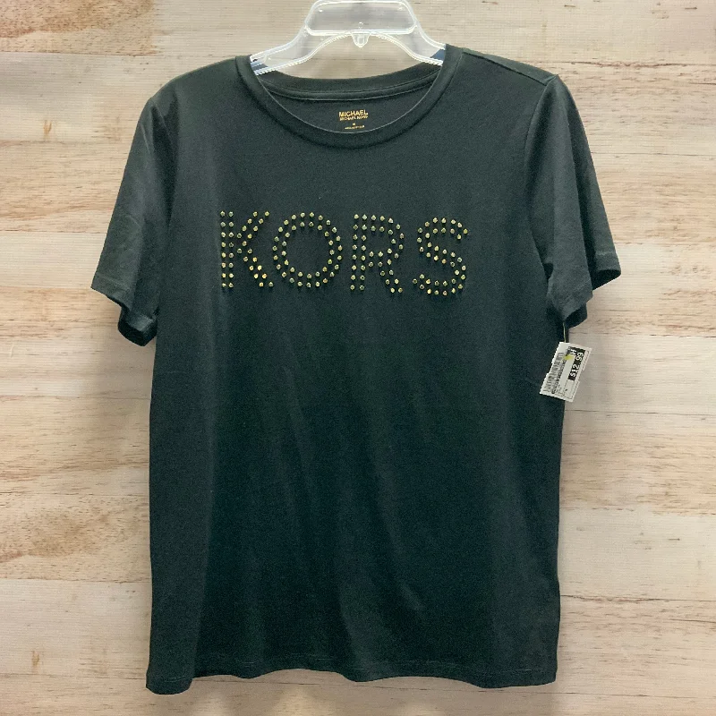 women's tops for those who want to add a touch of sophistication to their casual attireTop Short Sleeve By Michael By Michael Kors In Black, Size: M