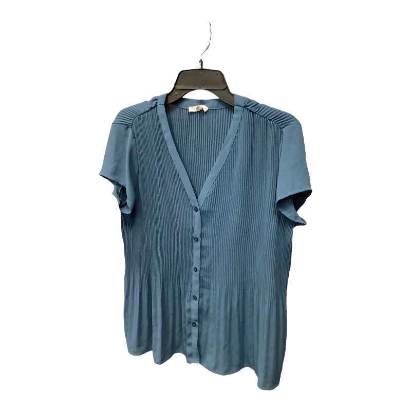 women's tops for everyday eleganceTop Short Sleeve By Pleione In Blue, Size: S