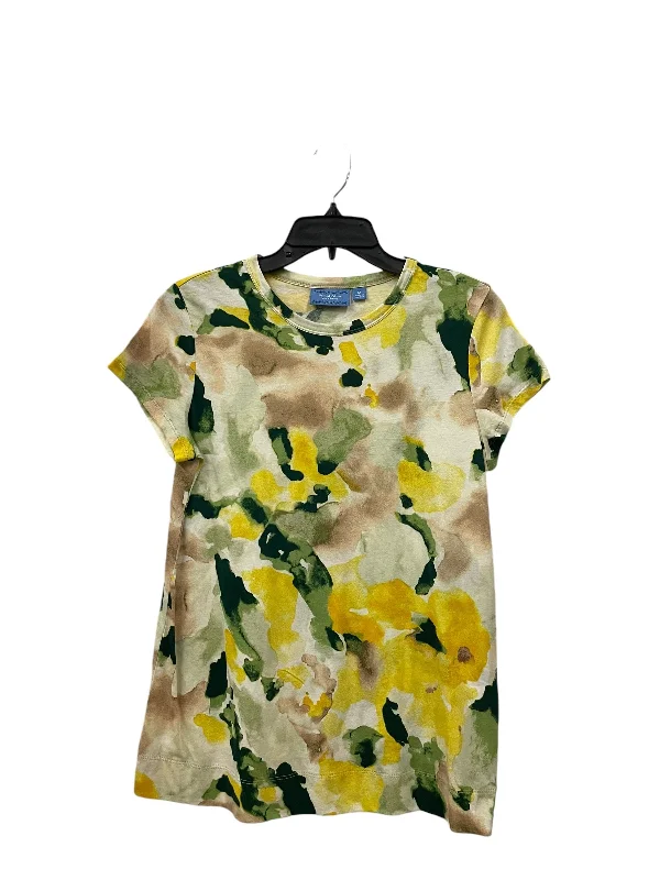 women's tops for those who want to create outfits that reflect their personal style and sense of fashionTop Short Sleeve By Simply Vera In Green, Size: M