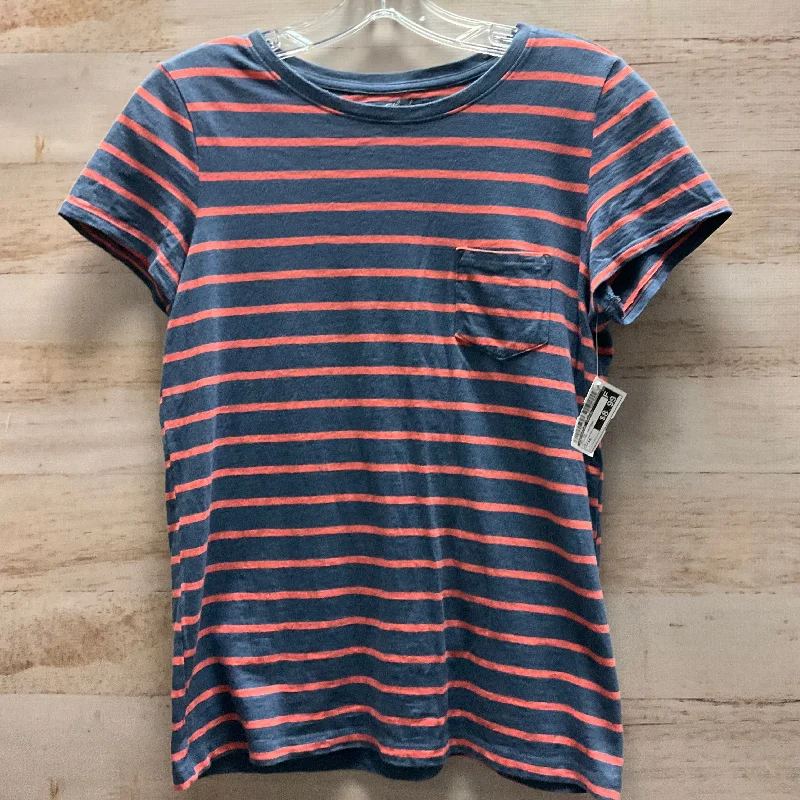 women's tops for those who want to create outfits that reflect their personal style and sense of fashionTop Short Sleeve By Universal Thread In Striped Pattern, Size: Xs