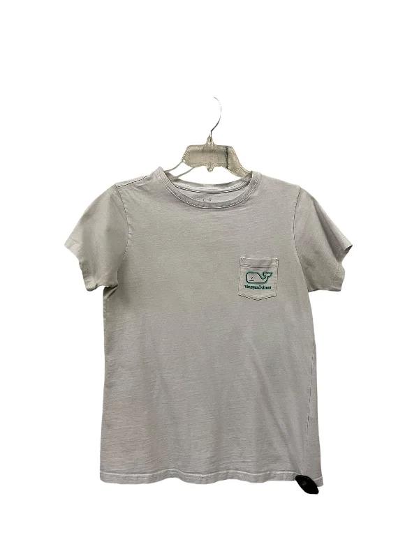 women's tops for mixing and matching with different bottomsTop Short Sleeve By Vineyard Vines In White, Size: S