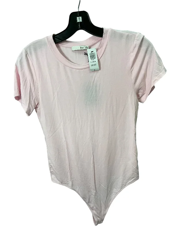 elegant women's topsTop Short Sleeve By Wilfred In Pink, Size: M