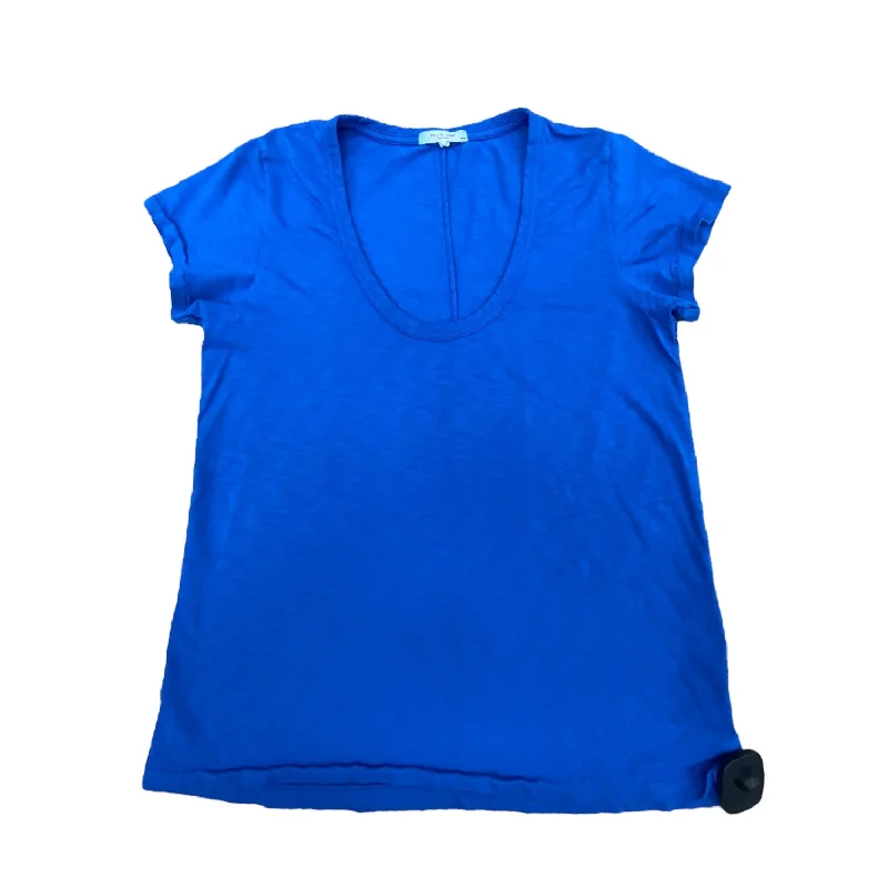 women's tops for those who want to wear pieces that are both comfortable and stylishTop Short Sleeve Designer By Rag And Bone In Blue, Size: M