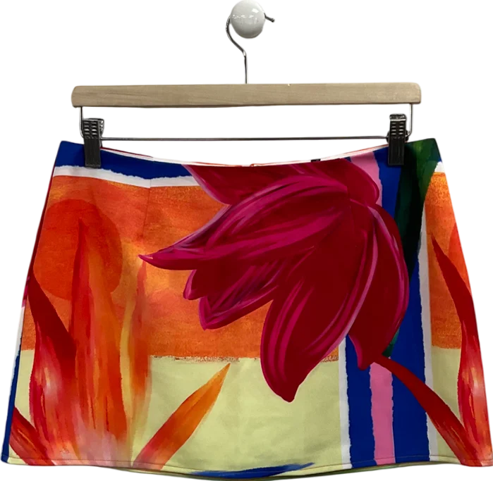 women's maxi skirtsWhite Fox Multicoloured Love On Top Mini Skirt UK M